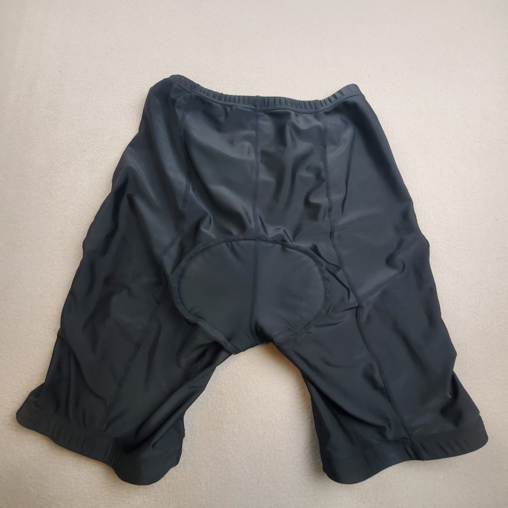 Canari San Diego CA Mens Elastic Biking And Cycling Black Padded Shorts Size L